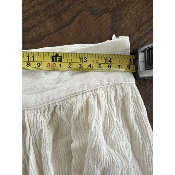 Ivory Cream Draped Midi Skirt Express Limited￼Edition Size Medium - Picture 4 of 7